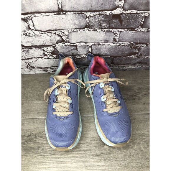 Hoka One One Elevon 2 Mental Health Purple Impression Gym Men Sz 10.5M US/44 2/3 - Picture 9 of 16